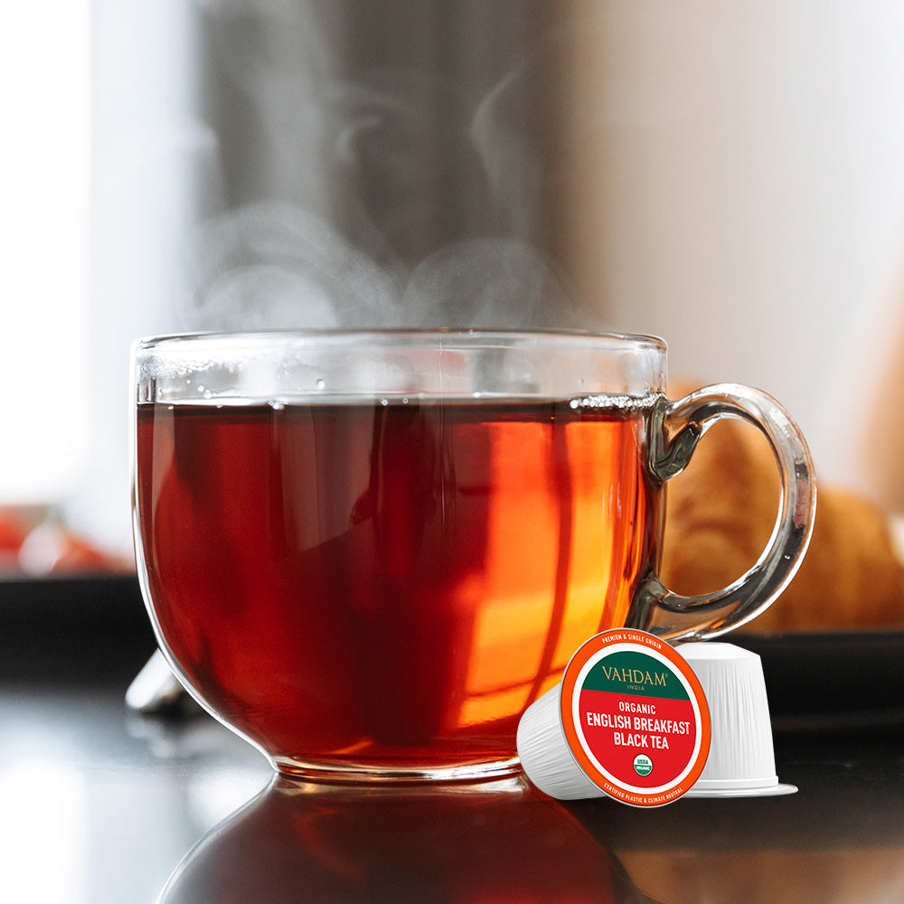 English Breakfast Black Tea: Single Serve Tea Pods