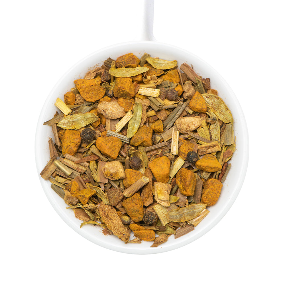 Turmeric Spiced Herbal Tea Tisane, Image 2 - 7.06 oz