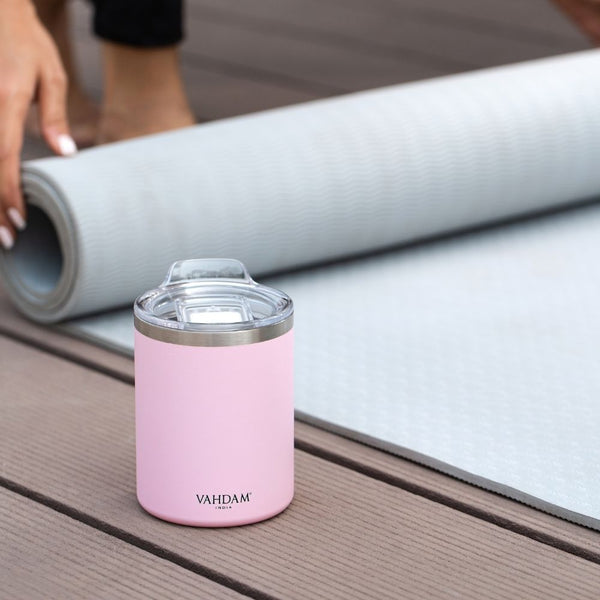 Verve Bottle Insulated (Blush Pink) - VAHDAM® USA