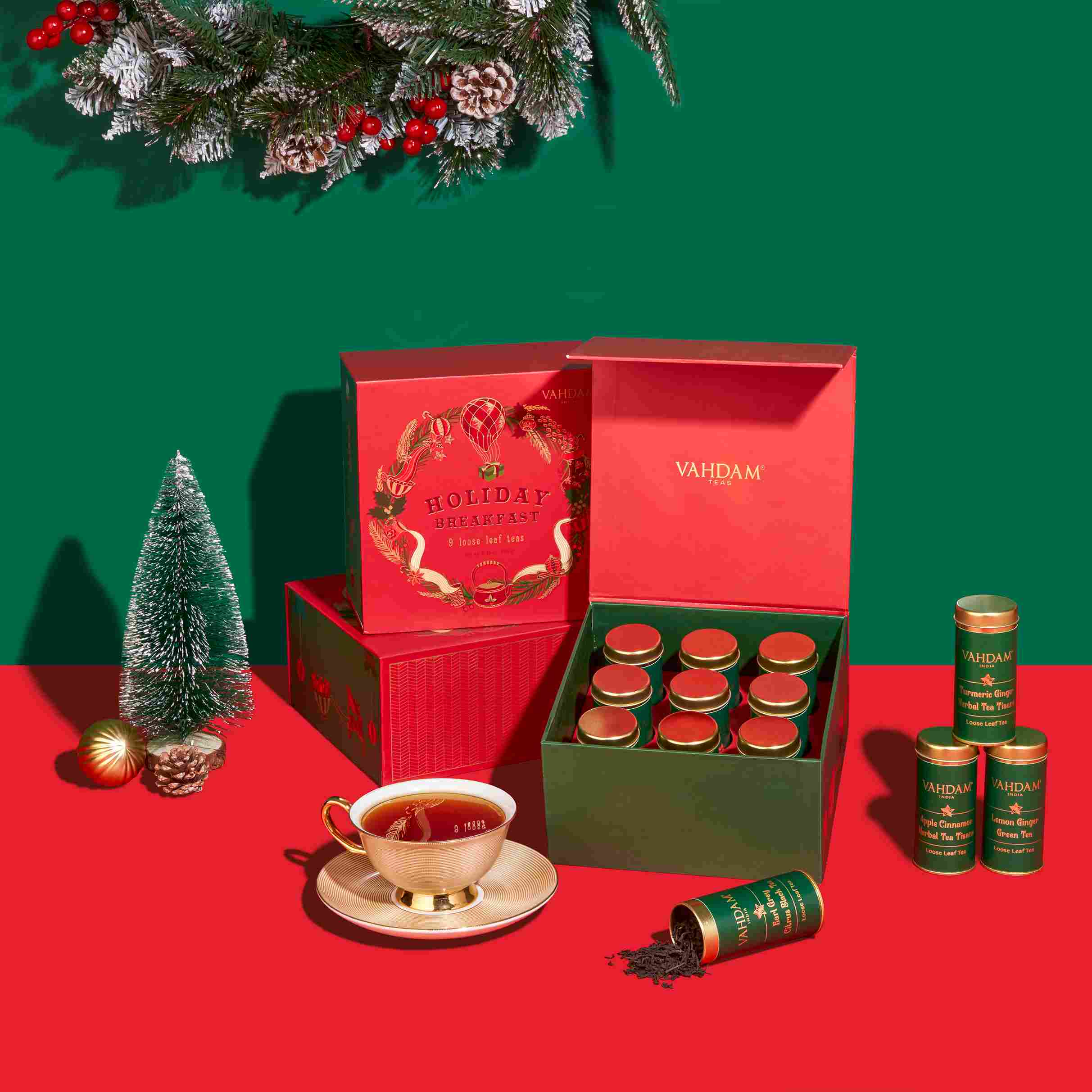 Holiday Breakfast Gift Set - Image 2 - 9 Teas Pack